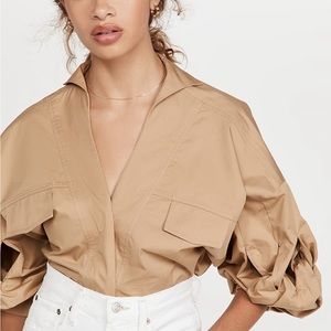 Alexis size Small Carrington top in tan